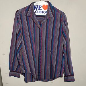 John Henry Striped Multicolor button down